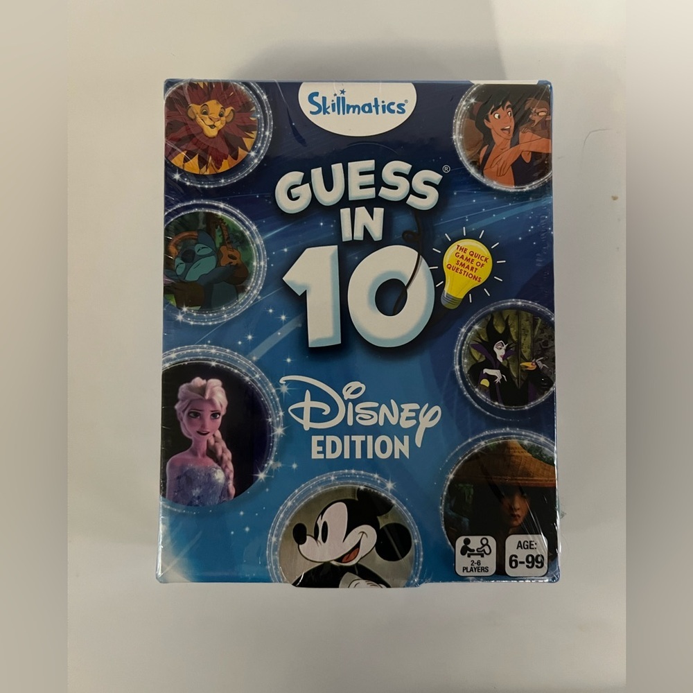 Skillmatics Collectible Card Game Guess In 10 Disney Edition New Sealed - Picture 1 of 3